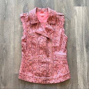 Guess oversized long vest